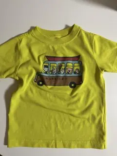 mont-bell 蛍光イエロー Tシャツ グラフィックT ロゴT