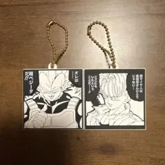 ドラゴンボール　40周年記念ラバマスビスケット　ベジータ・トランクス