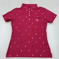 【美品】Callaway レディース 半袖ポロシャツ L