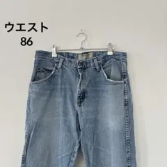 ラングラー デニム ストレート パンツ 青 綿 アメカジ 普段着 ストリートのサムネイル