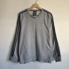 adidas アディダス　スウェット／トレーナー　グレー　Lサイズ