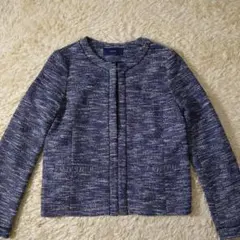 ママスーツ✨️SHIPS シップス ジャケット ノーカラーツイード 38 M相当