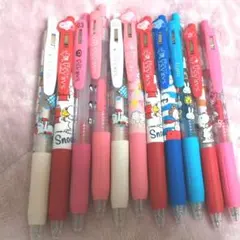 スヌーピー、マイメロディなど　サラサクリップボールペン