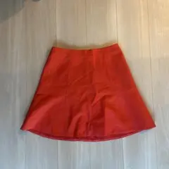【J.CREW】フレアスカート レッド size 0のサムネイル