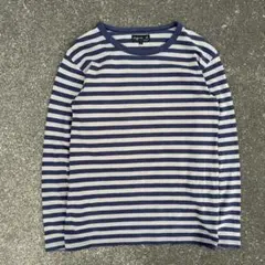 00s agnes b 短丈 ボーダー ロンＴ y2k シティーボーイ 人気色