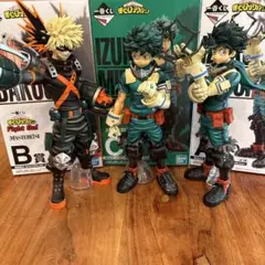 ヒロアカ一番くじ Fight On! マスタライズフィギュア A賞B賞C賞セット