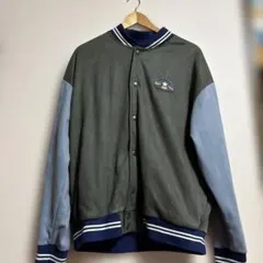Converse スタジャン LLサイズ カーキ×ブルー ファッションのサムネイル