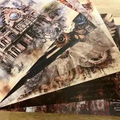 【処分品】スチームパンクセット（計66枚）オリジナルデザインペーパー