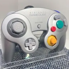 【フルメンテナンス】GC ゲームキューブコントローラー シルバー 銀色 中期型e