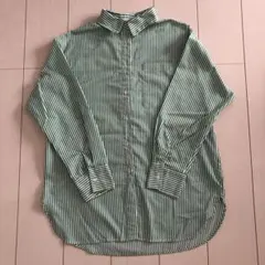 ストライプシャツ オーバーサイズ