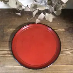 古道具】骨董 朱漆 丸盆 根来塗風 漆器 盆【アンティーク】 - メルカリ