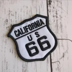 カルフォルニア route66 アメリカン アイロンワッペン