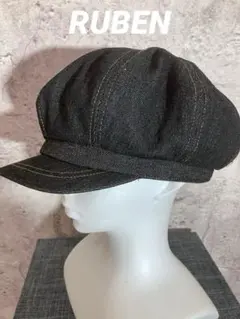 RUBEN デニムキャスケット ハット　パケットハット　帽子　ルーベン