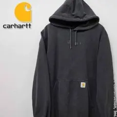 カーハート 企業ロゴ スウェット パーカー グレー USサイズ 90s 古着