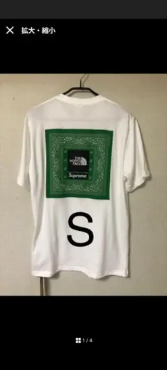 The North Face x Supreme Tシャツ Sサイズ ホワイト