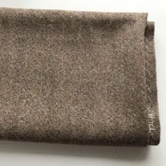ヘリンボーンパターン生地 ブラウン系