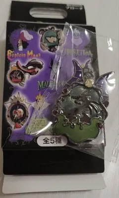 ディズニー ヴィランズ ブローチ マレフィセント