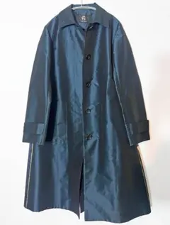PS Paul Smith 光沢感 ステンカラーコート ネイビー