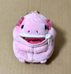 ぱくぱくポーチ ほおばりいず ウーパールーパー ぬいぐるみ型ポーチ