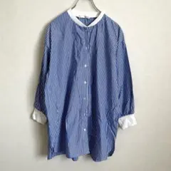 SHOO-LA-RUE トップス　ブラウス　【M】　ストライプ　長袖のサムネイル