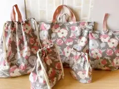 【匿名配送】ハンドメイド　入園入学5点セット⑭