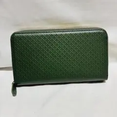 【美品】ダークグリーン 長財布 カード大量収納可
