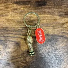 Coca-Cola ワールドカップ2026 トロフィーキーホルダー/キーリング