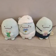 すみっコぐらし　とかげ　 ぬいぐるみキャラクター 3体セット
