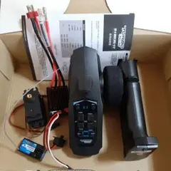 黒 新品 メカ セット リポバッテリー 充電器 プロポ アンプ サーボ