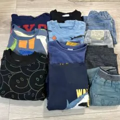 120cm トレーナー　パーカー　ロングパンツ　まとめ売り