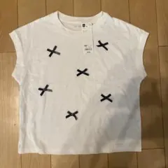 GU GIRLS リボンT ホワイト 150のサムネイル