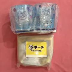ちいかわ エニマイくじ レトロコップ ポーチ モモンガ 古本屋 2点