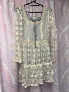 LIZ LISA 水色 ワンピース タグ付き 未使用