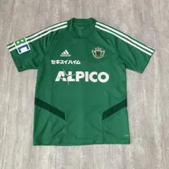 adidas 松本山雅　プラクティスシャツ　緑　Sサイズのサムネイル