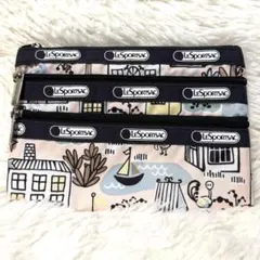 LeSportsac レスポートサック 家柄 3ジップポーチのサムネイル