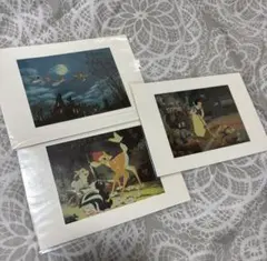ディズニー　ポストカード　3枚セット