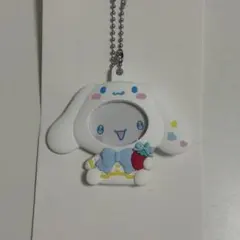 サンリオ　フォトバッジ付きマスコット　いちご新聞50周年 シナモロール