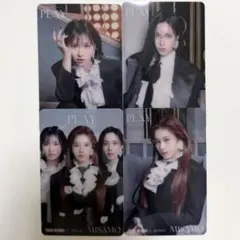 MISAMO モモ サナ ミナ タワレコ 特典 クリアトレカ PLAY