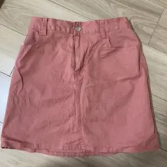 台形スカート　ピンク　WEGO デニムスカート