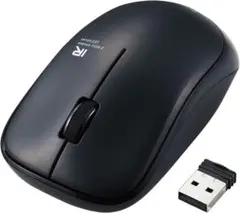 ELECOM M-IR07DRSKBK ワイヤレスマウス 抗菌 静音 ②