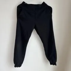 ユニクロ　140 スウェットパンツ 裏起毛　黒