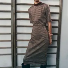 【ZARA】ジャガードワンピース ドレス／送料込み
