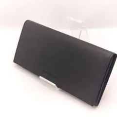 【未使用品級】バーバリー ノバチェック 長財布 黒 レザー 箱付き