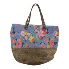 ❣️大容量❣️花柄トートバッグ ❣️大きめ かごバッグ