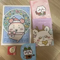 ちいかわ　5点セット　缶ミラー　ノート　ファイル