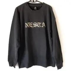 NESTA ネスタブランド スウェット トレーナー 黒 ブラック Mのサムネイル