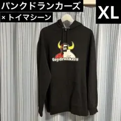 トイマシーン × パンクドランカーズ コラボパーカー XL 黒 フーディー