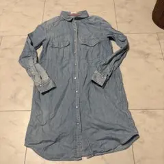 GU ワンピース　チュニック　デニム風　最終値下げ