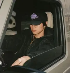 PARAH SS HAT キャップ ブラック パープル