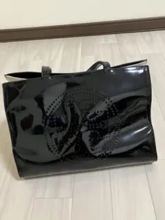 TORY BURCH トリーバーチ ハンド トート バッグ ナイロン エナメル